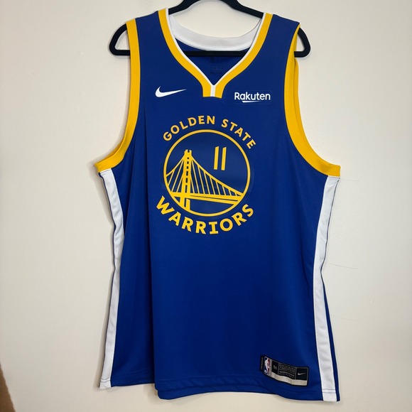 Nike Golden State Warriors Thompson #11 NBA Jersey Mens Size 2XL NEW - Picture 1 of 8